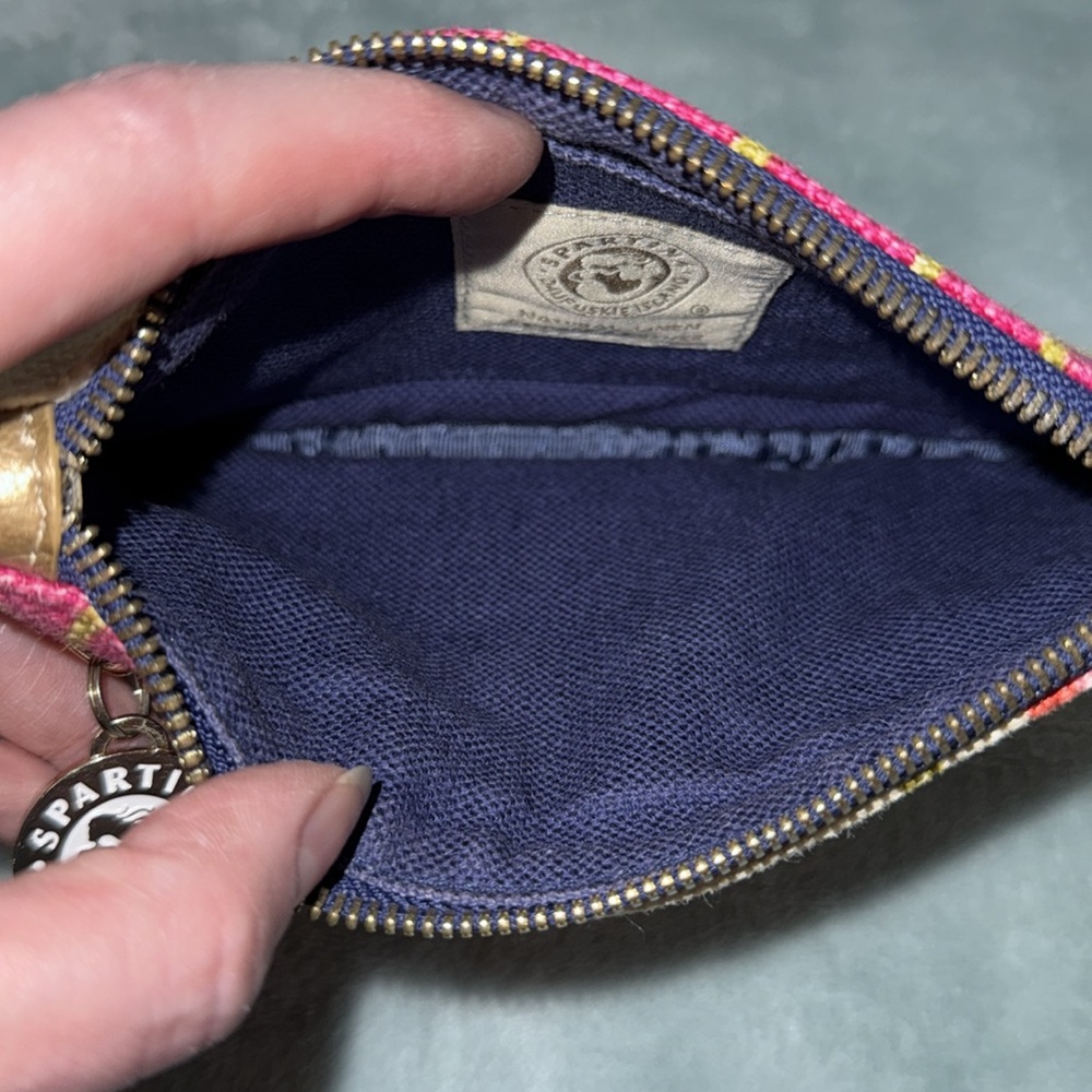 Spartina 449 Women's Floral Wristlet - Pink, Orange, Gold - Picture 9 of 16